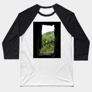 The Gardens Through a Stone Window - Dunnottar Castle Baseball T-Shirt